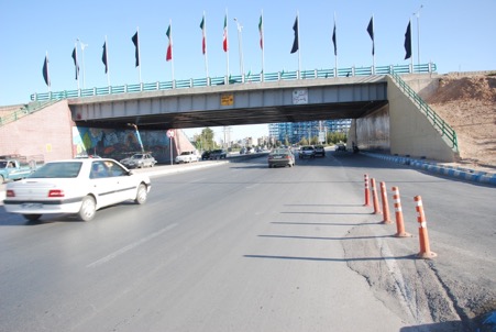 نقاشی دیواری پل بلوار کوثر