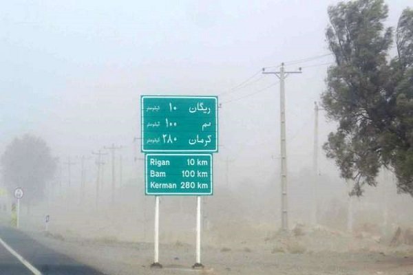 هجوم ریزگردها به ریگان بیش از دیگر مناطق استان کرمان است