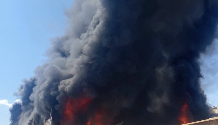 آتش سوزی در کرمان