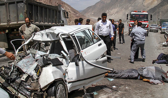 شدیدترین تصادفات در استان‌های کرمان و فارس